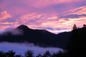 kitadake-asayake140809